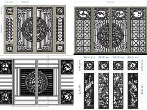 Bộ sưu tập 30 mẫu Cổng 4 Cánh Vạn Sự Như Ý Cho Nhà Ở, Biệt Thự