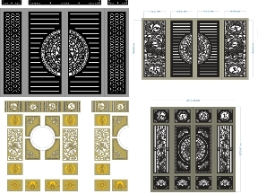 Bộ sưu tập 30 Mẫu Cổng 4 Cánh Vạn Sự Như Ý Sang Trọng