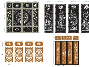 Bộ sưu tập 30 mẫu Mẫu Cổng 4 Cánh Vạn Sự Như Ý Phong Cách Á Đông