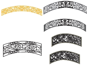 Bộ sưu tập 4 Mẫu Lan Can Cong Hiện Đại – Đường Nét Uyển Chuyển