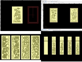 Bộ sưu tập 5 File Jdpaint CNC Tứ Quý Miễn Phí