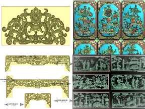 Bộ sưu tập 5 Mẫu CNC Hoa Văn CNC Jdpaint cực đẹp