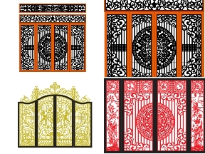 Bộ sưu tập 5 mẫu cổng 4 cánh mới hiện đại