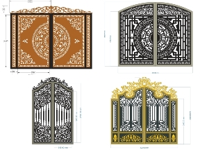 Bộ sưu tập 5 mẫu cổng cnc có vòm hiện đại nhất