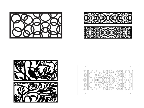 Bộ sưu tập 5 Mẫu thiết kế Lan Can CNC chất lượng trên Corel