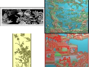 Bộ sưu tập 5 Mẫu thiết kế Tranh phong cảnh CNC miễn phí trên ThuvienCNC