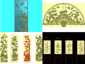 Bộ sưu tập 5 Mẫu thiết kế Tranh Tứ Quý CNC trên Jdpaint đẹp nhất hiện nay