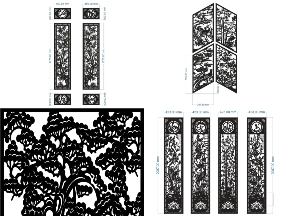 Bộ sưu tập 50 mẫu Tùng – Cúc – Trúc – Mai