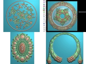 Bộ sưu tập 6 file jdpaint mâm trần CNC trang trí miễn phí