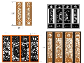 Bộ sưu tập 6 mẫu cổng vạn sự như ý dxf