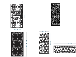 Bộ sưu tập 6 Mẫu vách ngăn CNC chất lượng cho công trình hiện đại