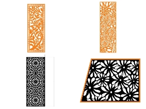 Bộ sưu tập 6 Mẫu vách ngăn CNC đẹp cho không gian hiện đại
