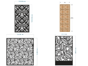 Bộ sưu tập 6 Mẫu vách ngăn CNC đẹp và tiện dụng hiện nay