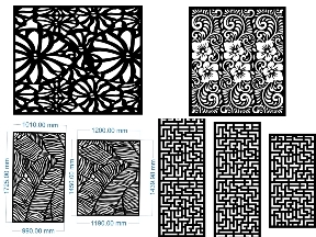 Bộ sưu tập 6 Mẫu vách ngăn CNC được ưa chuộng cho nội thất hiện đại
