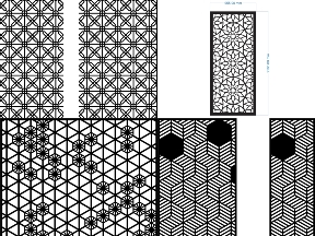 Bộ sưu tập 6 Mẫu vách ngăn CNC hiện đại và tiện dụng