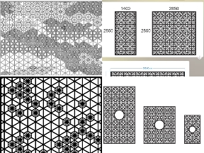 Bộ sưu tập 6 Mẫu vách ngăn CNC nghệ thuật tạo điểm nhấn cho nội thất