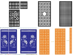 Bộ sưu tập 6 mẫu vách ngăn CNC spa hoa văn hiện đại, tinh tế