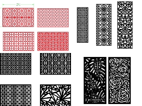 Bộ sưu tập 6 Mẫu vách ngăn CNC trang trí không gian đẹp và hiện đại