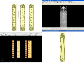 Bộ sưu tập 7 Mẫu CNC câu đối thiết kế tỉ mỉ từng chi tiết