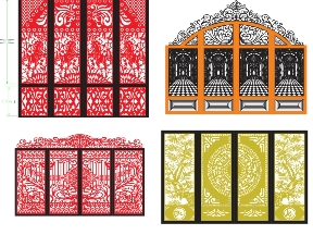 Bộ sưu tập 7 mẫu cổng 4 cánh mới nhất