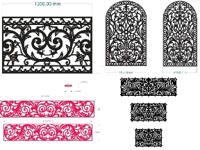 Bộ sưu tập 8 bộ lan can cnc lá tây độc đáo thu hút người nhìn