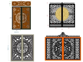 Bộ sưu tập 8 mẫu cổng 2 cánh mới nhất hiện nay