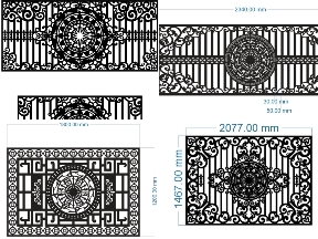 Bộ sưu tập 8 Mẫu Hàng Rào Trống Đồng CNC Đẹp Đậm Chất Nghệ Thuật