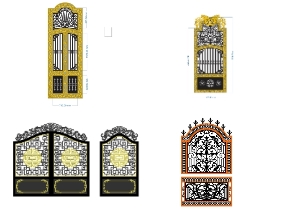 Bộ sưu tập 9 Mẫu Cổng 1 Cánh Phụ Trang Nhã