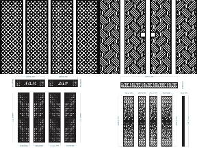 Bộ sưu tập 9 Mẫu Cổng 4 Cánh Hiện Đại Phong Cách Nhà Phố