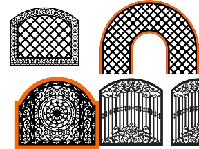 Bộ sưu tập 9 Mẫu Hàng Rào Vòm Cong Nghệ Thuật Tạo Điểm Nhấn Ngoại Thất