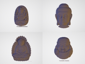 Bộ sưu tập Bộ 12 mẫu Tượng Stl chất lượng nhất hiện nay