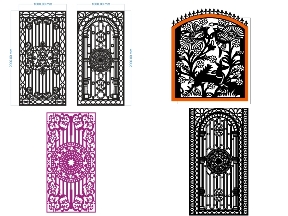 Bộ sưu tập Bộ 14 mẫu cổng 1 cánh đẹp nhất