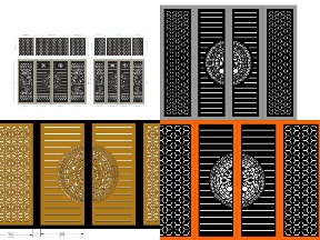 Bộ sưu tập Bộ sưu tập 5 mẫu Catalogue cổng bông tuyết 4 cánh hot