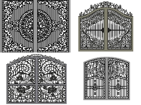 Bộ sưu tập Bộ 15 mẫu cổng 2 cánh mới nhất