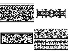 Bộ sưu tập Bộ 15 thiết kế Corel Lan Can CNC chất lượng