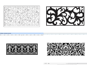 Bộ sưu tập Bộ 10 mẫu thiết kế Lan Can trên Corel