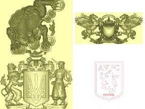 Bộ sưu tập Bộ 5 thết kế Logo, biểu tượng đơn giản trên Thuviencnc