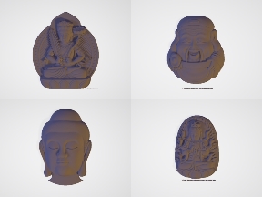 Bộ sưu tập Bộ 6 mẫu Tượng Stl miễn phí