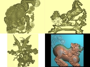 Bộ sưu tập Bộ 6 thiết kế 3D 4D động vật đẹp mắt trên Jdp