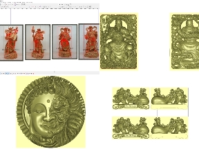 Bộ sưu tập Bộ 8 mẫu Tượng jdpaint tải nhiều nhất