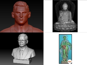 Bộ sưu tập Bộ sưu tập tượng 3d 4d