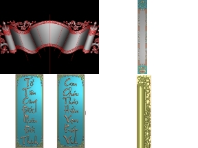 Bộ sưu tập Bộ câu đối cnc dựng bằng jdpiant gồm 20 sản phẩm chất lượng