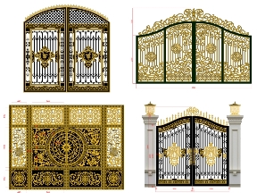 Bộ sưu tập Bộ Cổng Cao Cấp Hoa Văn Độc Đáo – Khẳng Định Phong Cách Gia Chủ