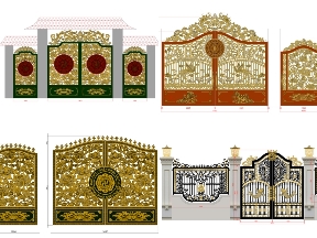 Bộ sưu tập Bộ Cổng Cao Cấp Nghệ Thuật – Điểm Nhấn Sang Trọng Cho Mặt Tiền