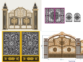 Bộ sưu tập Bộ Cổng Cao Cấp Phong Cách Hiện Đại – Đẳng Cấp Từ Cái Nhìn Đầu Tiên