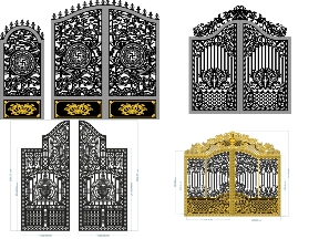 Bộ sưu tập Bộ Cổng Cao Cấp – Sự Kết Hợp Giữa Nghệ Thuật Và Kiến Trúc