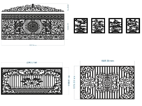Bộ sưu tập Bộ file cnc hàng rào đẹp dễ
