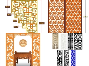 Bộ sưu tập Bộ file vách ngăn CNC đa dạng hiện đại