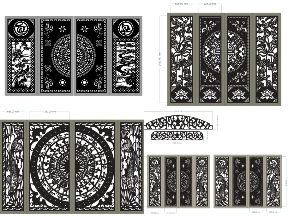 Bộ sưu tập Bộ mẫu 5 mẫu cổng 4 cánh mới nhất