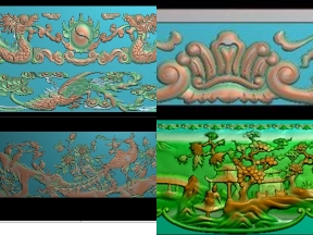 Bộ sưu tập Bộ sưu tập 10 mẫu CNC jdpaint dạ triện trang trí cực đẹp